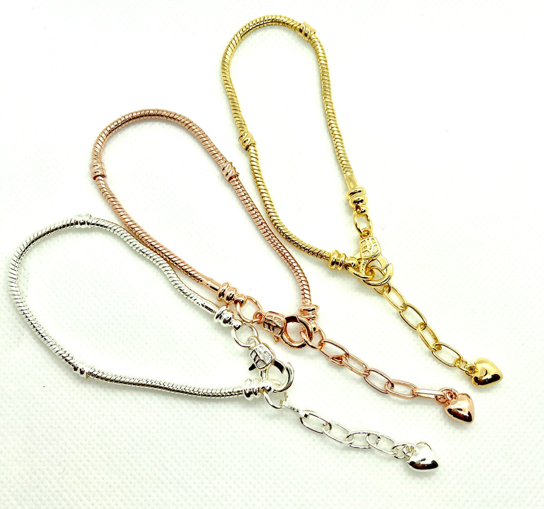 Bracelet - Snake Bracelet with Chain Extenders