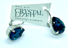 Load image into Gallery viewer, Earrings - Swarovski Hook - Pear 14x10  (Sml)
