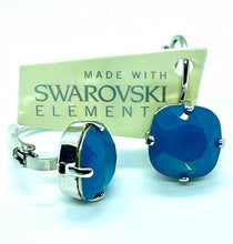 Load image into Gallery viewer, Earrings - Swarovski Hook - Cushion 10x10
