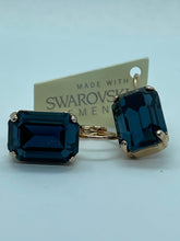 Load image into Gallery viewer, Earrings - Swarovski Hook - Octagonal 14x10 (lge)
