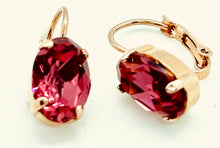 Load image into Gallery viewer, Earrings - Swarovski Hook - Oval
