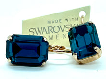 Load image into Gallery viewer, Earrings - Swarovski Hook - Octagonal 14x10 (lge)
