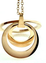 Load image into Gallery viewer, Engravable - Necklace Triple Ring Pendant

