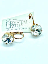 Load image into Gallery viewer, Earrings - Swarovski Hook - Cushion 10x10
